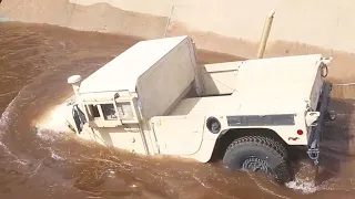 US Marines Extreme Test: Driving $200k Humvee Without Sinking