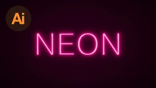 Learn How to Create a Neon Text Effect in Adobe Illustrator | Dansky