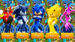 Sonic Dash - Movie Sonic vs Movie Super Sonic vs Movie Werehog vs All Bosses Zazz Eggman - Gameplay