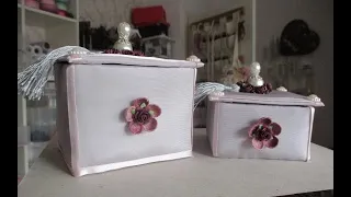 Easy Cushioned Trinket Box Tutorial - jennings644 - Teacher of All Crafts