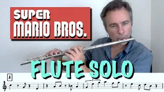 Super Mario Bros theme- Flute Solo!