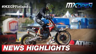 News Highlights | EMXOpen Race 1 | MXGP of Finland 2022 #MXGP #Motocross