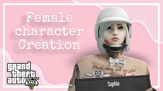 Gta 5 online | Female character creation | White skin ♡