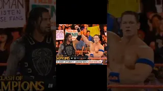 Roman Reigns vs John Cena 😱Roman Reigns power 💪 #short #wwe #romanticstatus