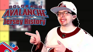 Colorado Avalanche Jersey History Tier List