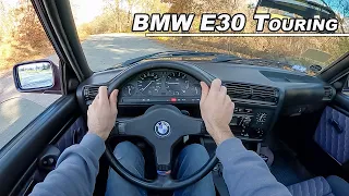 1993 BMW E30 316i Touring Manual - Daytona Violet Dad Wagon! (POV Binaural Audio)