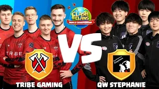 Clash Of Clans World Championship Final Match || Tribe Gaming vs QW Stephanie