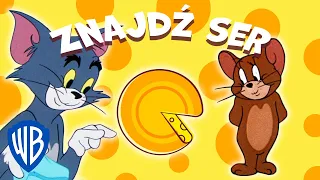 Tom i Jerry po polsku | Gra „Znajdź ser” 🧀 | WB Kids