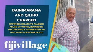 Bainimarama and Qiliho charged