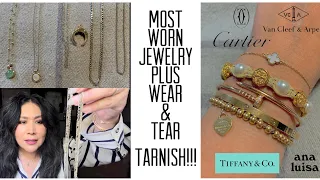 Most Worn Jewelry / 3+ YEARS Wear & Tear TARNISH!!/ Cartier / Van Cleef / Tiffany / Ana Luisa & more