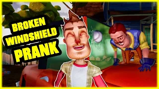 BROKEN WINDSHIELD PRANK - Hello Neighbor Mod