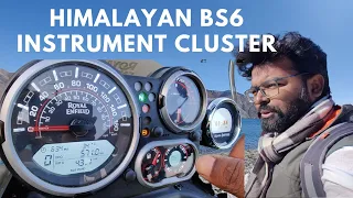 The Himalayan Instrument Cluster - Royal Enfield Speedometer - How to Use Tripper Navigation