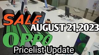 OPPO PRICES UPDATE 2023 RENO 10 5G,10Pro 5G,A78,One Plus Nord 3 5G,Pad Air,A17,A16K August 21,2023