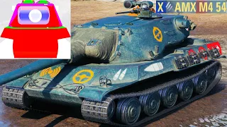 AMX M4 54 WeakSpots and Armor - World of Tanks