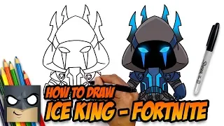 How to Draw Fortnite | Ice King | Step-by-Step