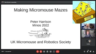 Peter Harrison MicroMouse Maze construction from UKMARS 2022 05 02 meeting