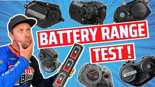 Extreme RANGE eBike Battery 🔋 Test - 7 EMTB Motors + Battery's - Which is the most efficient ?