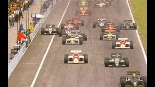 Ayrton Senna no GP DA ALEMANHA 27/07/1986