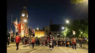 HM Queen Elizabeth II Funeral,  Massed Pipes & Drums