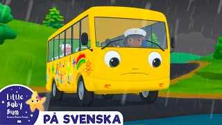 Hjulen på bussen | Little Baby Bum - Svenska | Svenska tecknade serier för barn | Barnvisor