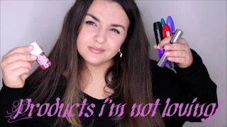 Products I'm NOT Loving #notsofavourite