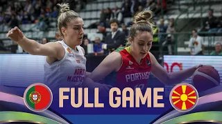 Portugal v North Macedonia | Full Basketball Game | FIBA Women's EuroBasket 2025 Qualifiers