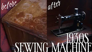 Restoring a 1930s Singer Sewing Machine & Cabinet | Singer 15-91 Before & After