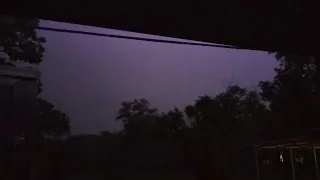 The most lightning I've ever seen at one time! Lufkin, Texas Major Lightning Storm!