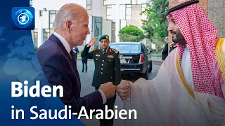 Trotz Khashoggi-Mord: Biden trifft saudischen Kronprinzen