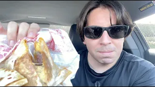 FAST FOOD REVIEW - Del Taco BBQ Brisket Quesadilla & Fries - I COULDN'T BELIEVE IT!!!