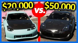 Forza Horizon 5 : $20,000 vs $50,000 Nissan 350z!! (FH5 HiLow Nissan 350z)