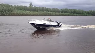 Grizzly 580 CR, Evinrude 150, протока Оби Каленкова