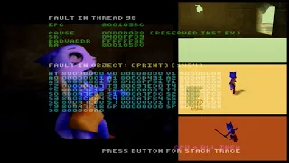 [N64] Dinosaur Planet (Dec 1st, 2000 Prototype) - Glitches/Crashes Fun at Cape Claw