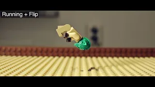 Lego Walk Cycle + Jump + Climb | Brickfilm 15 FPS Test | Stop-Motion