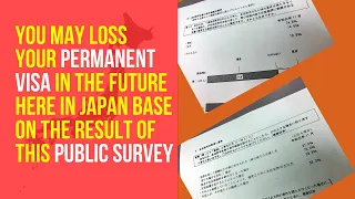 Result of Public Survey about Permanent Visa Withdrawal here in Japan