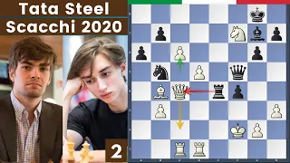 Un Sacrificio da Libro! - Van Foreest vs Dubov | Tata Steel Chess 2020