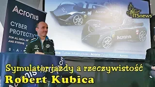 Robert Kubica. Symulator jazdy a rzeczywistość.