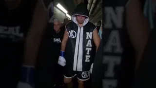 NATE DIAZ WALKS OUT TO THE RING WITH E-40 VS JAKE PAUL