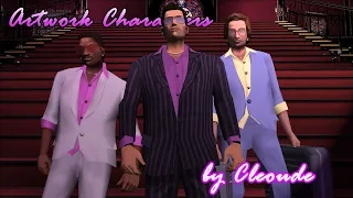 GTA Vice City Artwork Characters