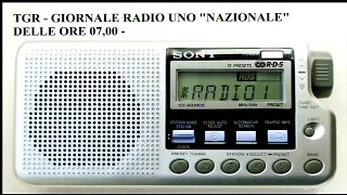 ROMA, 17 LUGLIO 2020 - TGR - GIORNALE RADIO UNO "NAZIONALE" DELLE ORE 07,00 -