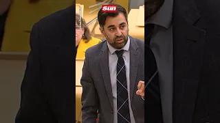 Humza Yousaf told to 'sit down' as he challenges Tory MSP