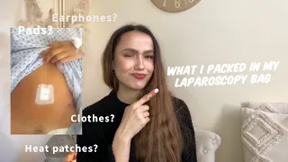 What I packed in my laparoscopy bag (ENDOMETRIOSIS SURGERY)