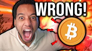 EVERYBODY IS WRONG ABOUT THIS BITCOIN MOVE!!!!!!! [here's EXACTLY why!]