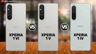 Sony Xperia 1 VI vs Xperia 1 V vs Xperia 1 IV || Price ⚡ Comparison 🔥 Which one is Better? ⚡ Launch?