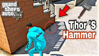 Franklin Ne Thor 's Ka Hammer Chori Kar diya 😱🔥 In GTA 5 😲! (Rare Billionaire Antique Hammer )