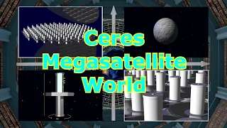 Terraforming the Dwarf Planet: ⚳ Ceres Megasatellite World