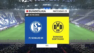 FIFA 23 Gameplay - FC Schalke 04 vs. Borussia Dortmund