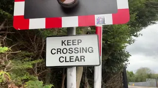 *LIGHT FLICKER* Springfarm Level Crossing (Antrim) Thursday 08-04-2021