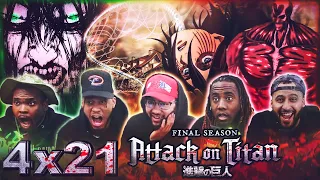 The Rumbling! Attack on Titan 4x21 "From You, 2000 Years Ago" Reaction/Review