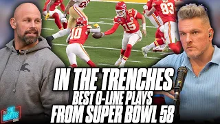 The BEST Offensive Line Plays & Biggest Hits From Super Bowl 58 | In The Trenches